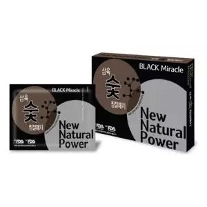 블랙미러클 숯파스(찜질패치)20매 숯가루 숯찜질팩 숯팩 숯마스크 숯비누