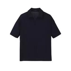 질스튜어트 JILLSTUART 뉴욕 남성 네이비 Brick pattern 카라 티셔츠