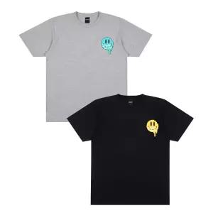 매장정품 CREAM SODA LAB 크림소다랩 [2PACK] 스마일 플로우 반팔티 블랙 그레이 CFZK10S033,CFZK10S034 13