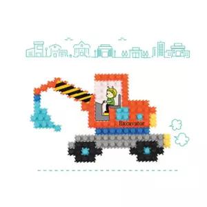 유니 블럭 포크레인 X2개 디폼 미니 9mm 블록 놀이