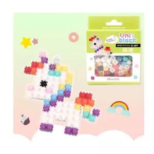 유니 블럭 유니콘 X3개 디폼 미니 9mm 블록 놀이