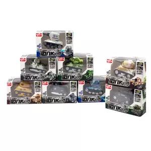 메탈 풀백 탱크 8종 세트 중장비 자동차 장난감