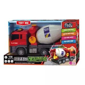 플레이타운 파워중장비 레미콘 장난감 리얼 LED 사운드