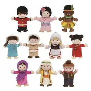 손인형 세계여러나라 10종세트 역할놀이 인형극 교구