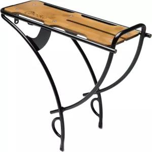 포틀랜드 디자인 웍스 적재함 대나무 데크가 있는 알루미늄 리어 자전거 랙