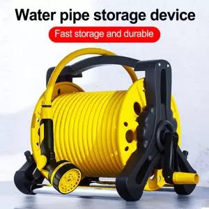 세차 호스 물총 주최자 대형 노란색 자동차 정원 릴 급수 유물