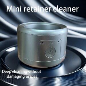 USB 전기 초음파 틀니 세척기 다기능 관리 보이지 리테이너 기기 박스 충전식 않는