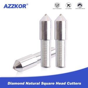 다이아몬드 내추럴 드레서 펜 스퀘어 헤드 커터, 그라인딩 디스크 휠 목재 작업용 실버 톤 도구