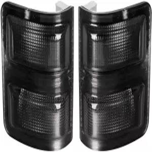 HERCOO 스모크 사이드 미러 마커 라이트 렌즈 2008-2016 F250 F350 F450 슈퍼 듀티 턴 시그널 애프터 마켓