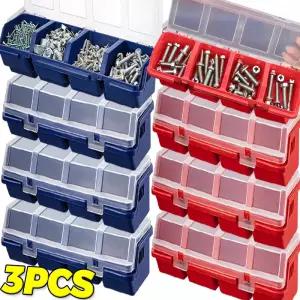 부품 보관 상자 케이스 정리 구획 다중 플라스틱 나사 도구 용 작은 보석 하드웨어