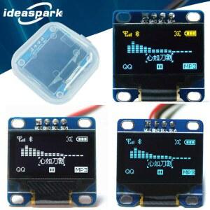 96 인치 모듈 OLED 디스플레이 SPI I2C ARDUINO 납땜 직렬 LCD YELLOWBLUE IIC SSD1306 헤더 128X64 WHITEBLUE