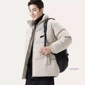 남성 간절기 오버핏 푸퍼 숏 방한 점퍼 패딩 아우터 숏점퍼cde324