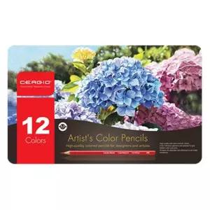 세르지오 유성색연필 12색 색연필 스케치 드로잉 화방 미술 전문가용