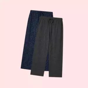 자주 JAJU 남 코튼 면 파자마 팬츠 바지 하의 2매 챠콜 2508322807 4438826