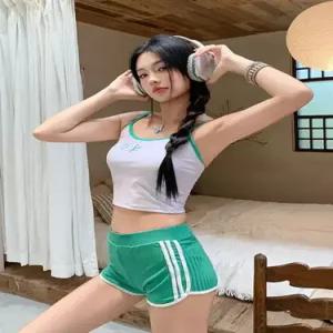 수피 여자 하계 수영복 바캉스 학생 스포티한 온천 사각 바캉스룩 비치웨어 JEN2