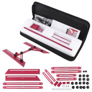 계단 디딤판 템플릿 도구 게이지 측정 다목적 건식벽체 절단용 길이 조절 가능