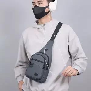 천진반 남자 크로스백 캐쥬얼 아웃도어 토트겸 브래지어 스포츠 숄더백 솔리드 조도 대용량 데일리룩 가방