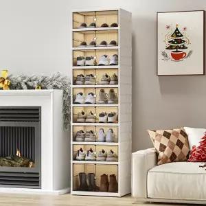 가정용 방진 신발장 보관함 접이식 없음 투명 대용량 신발 설치 필요