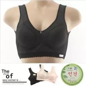 패드탈부착 자연섬유 스포츠브라 속옷 여자브라 노와 여자브라 여자속옷 인견브라