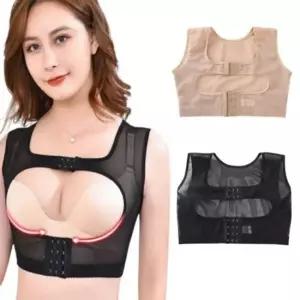 바디코르셋 바스트서포터 탑 이중코르셋 숏 2색 브레 바디코르셋 여자보정속옷 보정상의