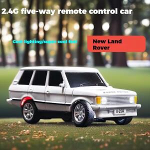 1:64 미니 무선 조종 자동차 합금 산타나 여행 버전 RC 자동차 모델 남자 데스크탑 무선 조종 자동차 장난