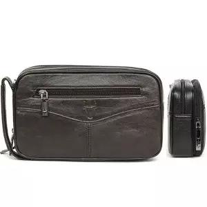 남성 고급 일수 클러치백 손가방 가방 맨스백 브라운 미니백 돈가방