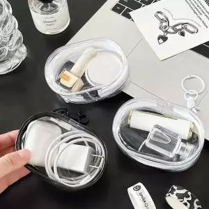 미니 투명 PVC 수납 정리파우치 인형파우치