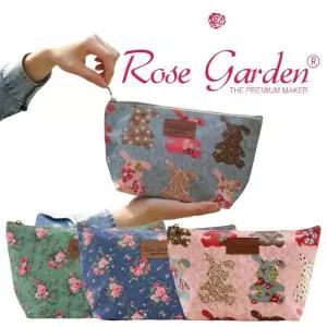 로즈가든 삼각파우치 M중 여성 화장품 소품 가방 지갑