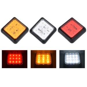 2Pcs 트레일러 후면 조명 12V 24V 트럭 테일 라이트 LED 위치 브레이크 회전 신호 반전 캐러밴 RV 밴 미등