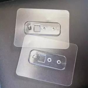 2pcs 욕실 선반 4x10mm 스티커 접착 확고하고 마킹 프리 대형 강력하고 ScrewStickers 랙 비 자체 나사