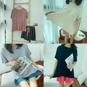 여성홈웨어 모달 여성 잠옷 상하세트 냉장고 홈웨어