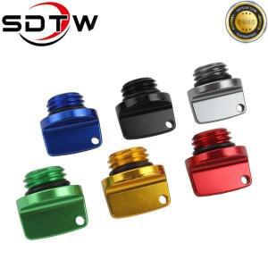 오토바이 크랭크 케이스 캡 CNC 엔진 오일 필러 나사 커버 플러그 M20 * 2.5 Yamaha Honda Suzuki Kawasaki