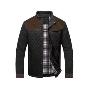 자이툰 남성 다이아몬드 퀼팅 패딩 다운 재킷 경량 따뜻한 방풍 코트 캐주얼 버튼 셔츠