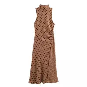 원피스 여성용 가을 도트 프린트 OP3