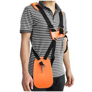 정원 트리머 숄더 하네스 - STIHL FS 브러쉬 커터 및 잔디 깎는 기계용 편안한 이중 어깨 스트랩 나일론 벨