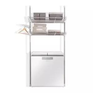 김치냉장고선반 폭조절 세탁기선반 2단 베란다선반