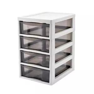 사무실서랍 다용도 사무실 실내 서랍형 수납정리함(4단 바퀴x)