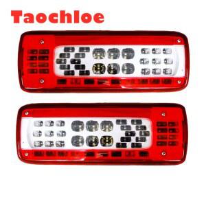 볼보 트럭 조명 용 르노 테일 라이트 1pc 24V FH 460 FMX 500 역방향 브레이크 턴 스톱 신호 020565106