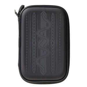 케이스마스터 센티넬 6 다트 케이스, 추가 액세서리, 팁, 샤프트 및 비행 보관, 스틸 팁 소프트 다트, 충격 방수 택텍 쉘, 시니스터 스네이크와 호환 가능