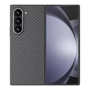 110167 Sisyphy 아라미드 섬유 케이스, 삼성 갤럭시 Z 폴드 7용, 탄소 텍스처(블랙 1500D), 슈퍼 슬림 보호