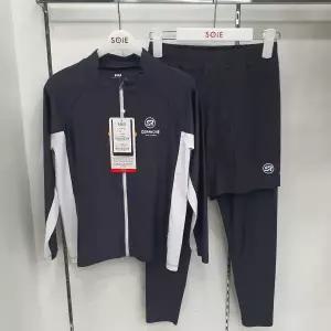 [소이]블랙  레쉬가드점퍼, 4,5부 레이어드 워터 레깅스 24M0104_24M0208_KG