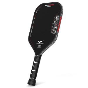 나이트블레이드 생탄소 섬유 피클볼 패들, 폼 충전 폴리머 벌집 코어, UPA-A 및 USAPA 승인, 엔듀라 마찰 표면, 양손 백핸드용 긴 손잡이, 향상된 임팩트 느낌 스핀