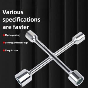 십자형 외부 육각 소켓 렌치는 전기 및 일반 자전거 타이어 제거 수리 설치에 적합합니다.