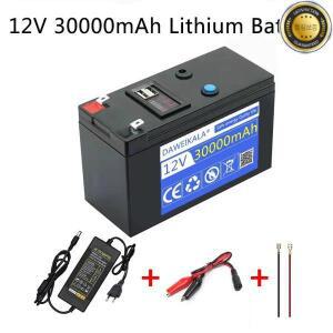 태양 에너지 전기 자동차 LED 조명용 충전식 배터리 팩 12V 리튬 30Ah 18650