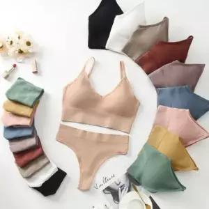 노메이커 노와이어 브라렛 여자속옷 + 심리스 백리스 여자속옷 여성속옷세트