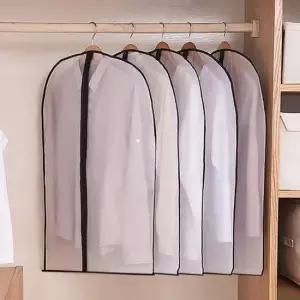 [JED] 정리용 보호 반투명 커버 옷 PEVA 정장 지퍼