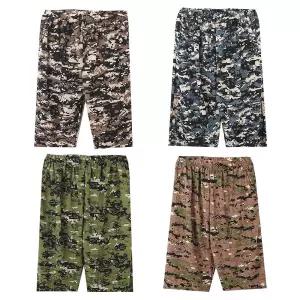 밀리터리 7부 바지 여름 시원한 쿨바지 작업복 반바지 밀리터리룩