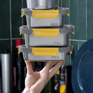 프랑스 PIKA 렌지형 찬통 6style 반찬통 밀폐용기