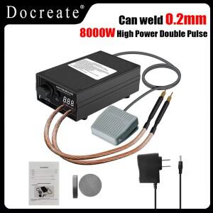 8000W 소형 세부 납땜 키트 DIY 자동 18650 배터리 팩 0.15MM 니켈 스트립용 휴대용 펜