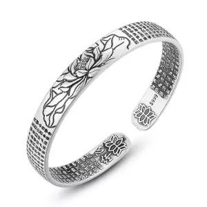 반야심경 129자 각인 S999 은도금 불경 불교 팔찌 염주팔찌 불교염주